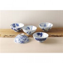 林千作 古伊万里青磁絵茶漬5客揃 K20607337