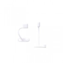 （まとめ）エレコム Lightningケーブル用コネクタキャップ P-APLTCWH【×5セット】