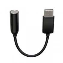 （まとめ）エレコム Type-C-4極イヤホン端子変換ケーブル／ブラック EHP-C35BK【×3セット】