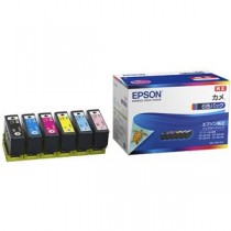 （まとめ）【純正品】 EPSON KAM-6CL インクカートリッジ カメ 6Cパック【×5セット】