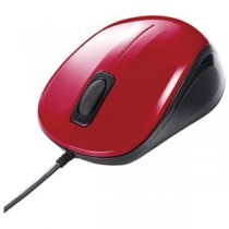 （まとめ） サンワサプライ 静音有線マウス MA-BL9R レッド【×10セット】