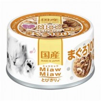 〔まとめ〕 キャットフード ペットフード MiawMiaw とびきり♪ ささみ入りまぐろ 60g 48セット 日本製 猫用品 ペット用品【代引不可】