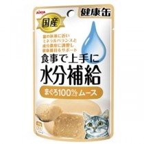 〔まとめ〕 キャットフード ペットフード 国産 健康缶パウチ 水分補給 まぐろムース 40g 48セット 猫用品 ペット用品【代引不可】