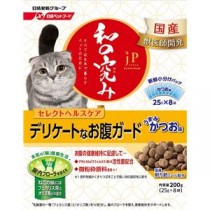 〔まとめ〕 キャットフード ジェーピースタイル 和の究み 猫用セレクトヘルスケア デリケートなお腹ガード 200g 12セット【代引不可】