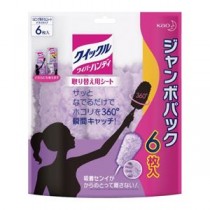 (まとめ）花王 クイックルワイパーハンディ 取替 6枚入【×5セット】