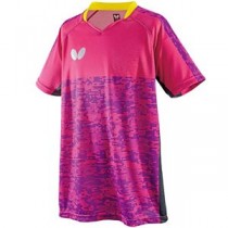 バタフライ（Butterfly） 卓球アパレル ELCREST SHIRT（エルクレスト・シャツ） 男女兼用 45440 ロゼ O