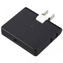 5個セット YAZAWA 雷ガード付コーナータップ2AC+1USB2.4Aブラック H6CK3001UBKX5