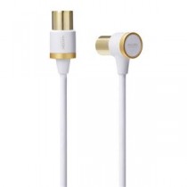 5個セット エレコム TV接続用アンテナケーブル ホワイト DH-ATLS48K10WHX5