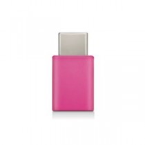 （まとめ）エレコム スマートフォン用USB変換アダプタ/USB（microBメス）-USB（Cオス）/ピンク MPA-MBFCMADNPN【×5セット】