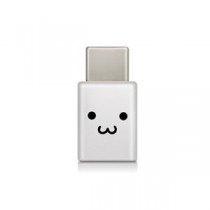 （まとめ）エレコム スマートフォン用USB変換アダプタ/USB（microBメス）-USB（Cオス）/ホワイトフェイス MPA-MBFCMADNWHF【×5セット】