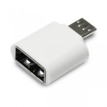 （まとめ）日本トラストテクノロジー OTG USB（A）→MicroUSB変換コネクター（ホワイト） OTGU2M-WH【×5セット】