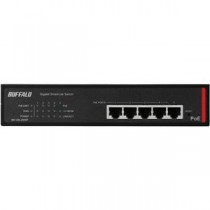 バッファロー 法人向け Giga対応 PoE Layer2 スマートLiteスイッチ 5ポート BS-GSL2005P