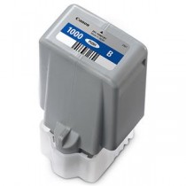 (まとめ）キヤノン インクタンクPFI-1000B ブルー 80ml 0555C004 1個【×3セット】