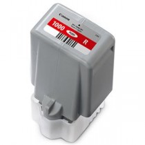 (まとめ）キヤノン インクタンクPFI-1000R レッド 80ml 0554C004 1個【×3セット】