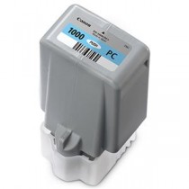 (まとめ）キヤノン インクタンクPFI-1000PC フォトシアン 80ml 0550C004 1個【×3セット】