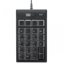 (まとめ）サンワサプライ プログラマブルテンキーブラック NT-19UH2BKN 1個【×3セット】