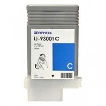 (まとめ）グラフテック インクタンク シアン130ml IJ-93001C 1個【×3セット】