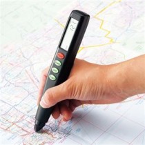 (まとめ）小泉測機製作所 ペンタイプマップメーター 黒 CV-10クロ 1個【×3セット】