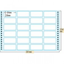 (まとめ）トッパンフォームズ 宛名ラベル 15×10インチ 24面 ラベルサイズ84×38mm LC016Y 1箱(500枚)【×3セット】