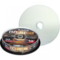 (まとめ）RiDATA 録画用BD-RE DL260分 1-2倍速 ホワイトワイドプリンタブル スピンドルケース BD-RE260PW 2X.10SP A1パック(10枚)【×3セット】