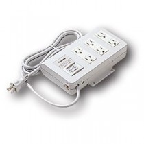 (まとめ）パナソニック マグネット付OA電源タップ 3P・6個口 2.0m WCH44129 1個【×3セット】