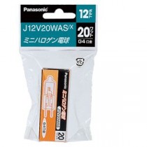 (まとめ）パナソニック ミニハロゲン電球 12V用 20W形 G4口金 クリア 業務用パック J12V20WAS 1パック(10個)【×3セット】