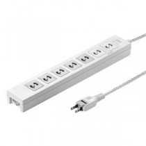 (まとめ) サンワサプライ 電源タップ 2P・7個口5m TAP-F27-5K 1個 【×5セット】