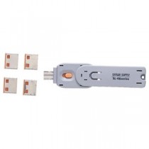 (まとめ) サンワサプライUSBコネクタ取付けセキュリティ オレンジ SL-46-D 1個 【×5セット】