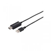 (まとめ) バッファロー パソコン自動切替器 マウス／キーボード 1.5m BSKM203 1本  【×5セット】