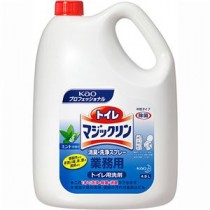 (まとめ) 花王 トイレマジックリン 消臭・洗浄スプレー ミントの香り 業務用 4.5L 1本  【×5セット】
