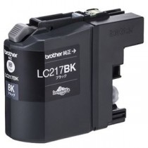(まとめ) ブラザー インクカートリッジ ブラック大容量 LC217BK 1個  【×5セット】