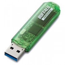 (まとめ) バッファロー USB3.0対応USBメモリー スタンダードモデル 16GB グリーン RUF3-C16GA-GR 1個 【×5セット】
