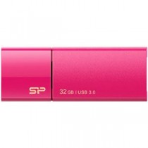 (まとめ) シリコンパワー USB3.0スライド式フラッシュメモリ 32GB ピンク SP032GBUF3B05V1H 1個 【×5セット】