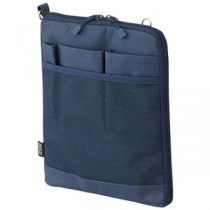 (まとめ) リヒトラブ SMART FITACTACT バッグインバッグ (タテ型) A5 ネイビー A-7682-11 1個 【×10セット】