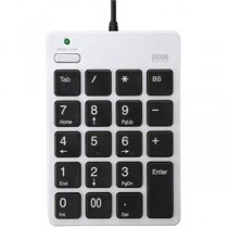 (まとめ) サンワサプライ USBテンキー シルバーNT-18USV 1個 【×10セット】