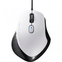 (まとめ) バッファロー 有線 BlueLED5ボタン ネオフィットマウス Mサイズ ホワイト BSMBU510MWH 1個 【×10セット】