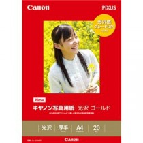 (まとめ) キヤノン Canon 写真用紙・光沢 ゴールド 印画紙タイプ GL-101A420 A4 2310B006 1冊（20枚）  【×10セット】
