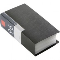 (まとめ) バッファローCD&DVDファイルケース ブックタイプ 96枚収納 ブラック BSCD01F96BK 1個 【×10セット】