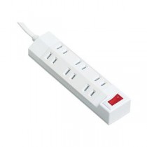 (まとめ) パナソニック ザ・タップマルチ一括スイッチ付 2P・6個口 ホワイト 3.0m WHA29362WKP 1個 【×10セット】