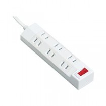 (まとめ) パナソニック ザ・タップマルチ一括スイッチ付 2P・6個口 ホワイト 1.0m WHA29162WKP 1個 【×10セット】