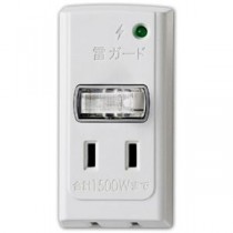 (まとめ) ELPA 耐雷サージ 節電アダプター2個口 A-S200B(W) 1個 【×10セット】