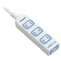 (まとめ) パナソニック ザ・タップX 2P・4個口ホワイト 2.0m WHA2524WKP 1個 【×10セット】
