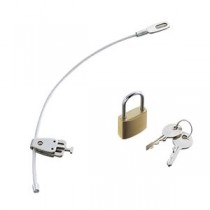 (まとめ) エレコム ESL-3用サブワイヤーロックESL-3W 1パック 【×10セット】