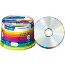 (まとめ) バーベイタム データ用DVD-R4.7GB 16倍速 ブランドシルバー スピンドルケース DHR47J50V1 1パック(50枚)  【×10セット】