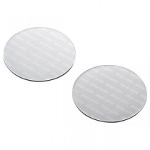 (まとめ) サンワサプライ ノートパソコン冷却パット丸型 シルバー TK-CLNP2SV 1パック(2枚) 【×10セット】