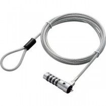 (まとめ) エレコム セキュリティワイヤーロック 4桁ダイヤル式タイプ ESL-37I 1パック  【×10セット】