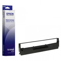 (まとめ) エプソン リボンカートリッジ #7753黒 7Q1VP80K 1本  【×10セット】