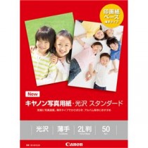 (まとめ) キヤノン 写真用紙・光沢 スタンダードSD-2012L50 2L判 0863C004 1冊(50枚)  【×10セット】