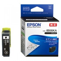(まとめ) エプソン インクカートリッジ ブラックIB06KA 1個  【×10セット】