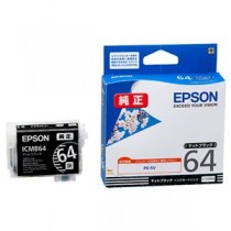 (まとめ) エプソン EPSON インクカートリッジ マットブラック ICMB64 1個  【×10セット】